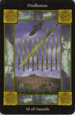 Picture of the 10 of Swords Card
