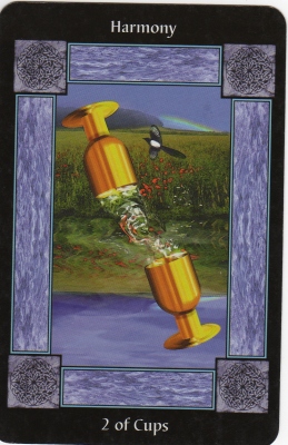 Picture of the 2 of cups Card