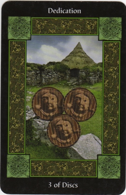 Picture of the 3 of Disks Card