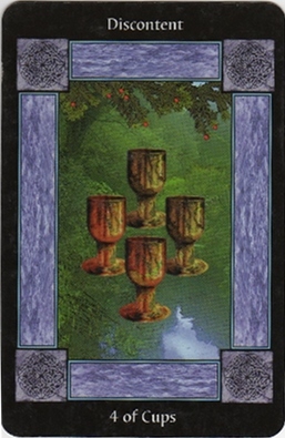 Picture of the 4 of Cups Card