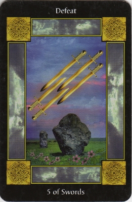 Picture of the 5 of Swords Card