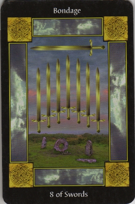 Picture of the 8 of Swords Card