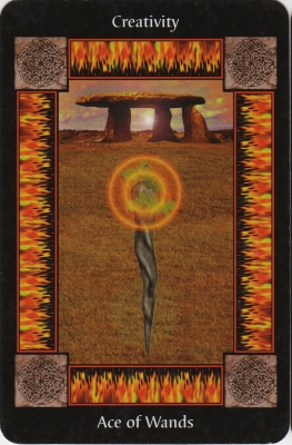 Picture of the Ace of Wands Card