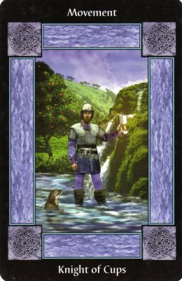 Picture of the Knight of Cups Card
