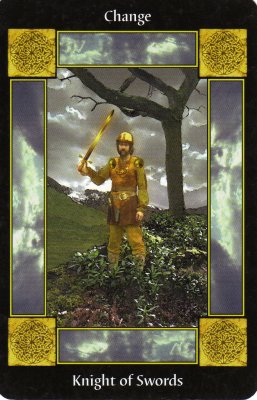 Picture of the Knight of Swords Card