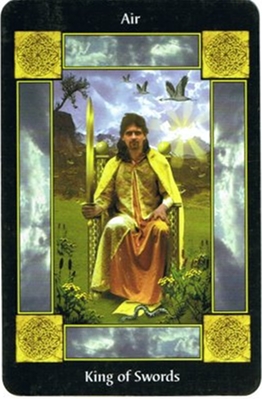 Picture of the King of Wands Card